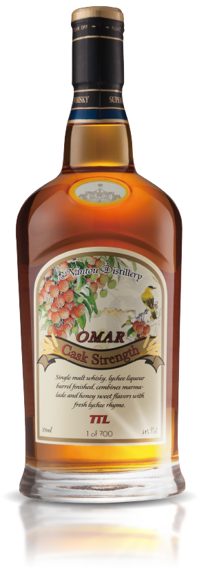 OMAR Cask Strength Single Malt Whisky (Lychee Liqueur Barrel Finished)
